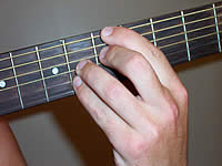 Guitar Chord A+7 Voicing 2
