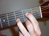 Guitar Chord A13sus4 Voicing 1