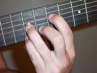 Guitar Chord A7 Voicing 3