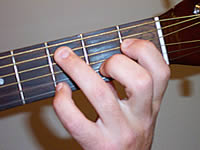 Guitar Chord A7b5(#9) Voicing 1