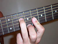 Guitar Chord A7b5(#9) Voicing 3