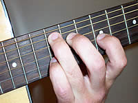 Guitar Chord Aadd9 Voicing 4