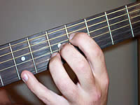 Guitar Chord Ab+7#9 Voicing 2