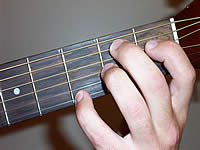 Guitar Chord B+7 Voicing 1