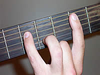 Guitar Chord B+7 Voicing 2