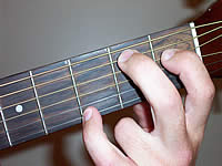 Guitar Chord B+ Voicing 1