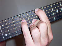 Guitar Chord B+ Voicing 2
