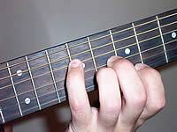Guitar Chord B+ Voicing 3
