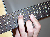 Guitar Chord B7b5(#9) Voicing 4