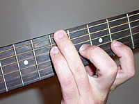 Guitar Chord B9 Voicing 2