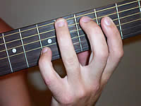 Guitar Chord Bb+7b9 Voicing 2