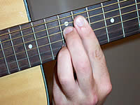 Guitar Chord Bb+7b9 Voicing 4