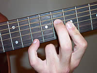 Guitar Chord Bb+ Voicing 4