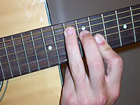 Guitar Chord Bb+ Voicing 5