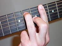 Guitar Chord Bb7 Voicing 3