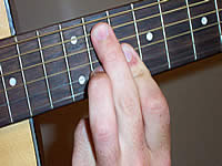 Guitar Chord Bb7 Voicing 5