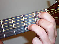 Guitar Chord Bb7b5(#9) Voicing 1