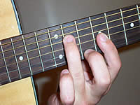 Guitar Chord Bb7b5(#9) Voicing 3