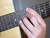 Guitar Chord Bb7b5(#9) Voicing 4