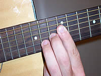 Guitar Chord Bb7b5(#9) Voicing 5