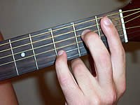Guitar Chord Bb7b5 Voicing 2