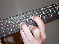 Guitar Chord Bbm(maj7) Voicing 3