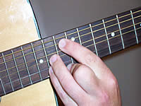 Guitar Chord Bbm(maj7) Voicing 5