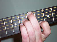 Guitar Chord Bmaj7b5 Voicing 3