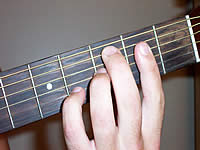 Guitar Chord C7b5(#9) Voicing 1