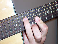 Guitar Chord C7b5(#9) Voicing 4