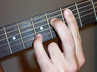 Guitar Chord C7b5 Voicing 2