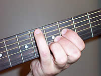 Guitar Chord C7b5 Voicing 3