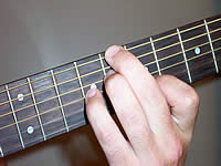 Guitar Chord C7b5 Voicing 4