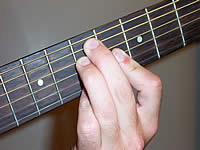 Guitar Chord C#+7#9 Voicing 3