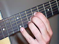 Guitar Chord C#+7#9 Voicing 4