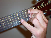 Guitar Chord C#6 Voicing 1