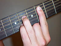 Guitar Chord C#7 Voicing 3