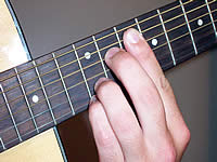 Guitar Chord C#7b5(#9) Voicing 3