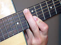 Guitar Chord C#7b5(#9) Voicing 4