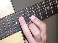 Guitar Chord C#7b5(#9) Voicing 5