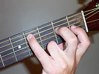 Guitar Chord C#m7 Voicing 1