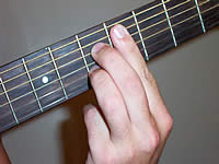 Guitar Chord C#m7b5 Voicing 2