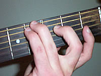 Guitar Chord C#maj7b5 Voicing 1
