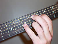 Guitar Chord C#maj9 Voicing 2