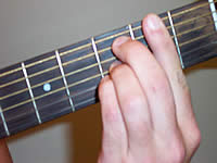Guitar Chord D+9 Voicing 1