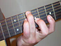 Guitar Chord D13 Voicing 4