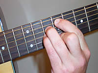 Guitar Chord D7b5(#9) Voicing 3