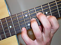 Guitar Chord D7b5(#9) Voicing 4