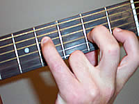 Guitar Chord D9 Voicing 1