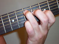 Guitar Chord D9b5 Voicing 3